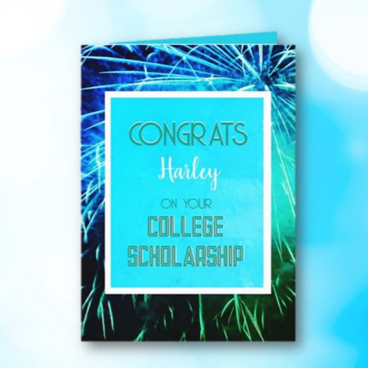 Aangepaste felicitaties met het universitaire stud kaart