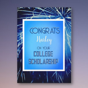 Aangepaste felicitaties met het universitaire stud kaart