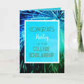 Aangepaste felicitaties met het universitaire stud kaart (Voorkant)