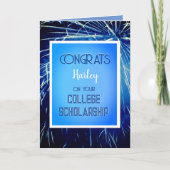 Aangepaste felicitaties met het universitaire stud kaart (Voorkant)