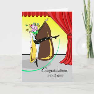 Aangepaste felicitaties Overweging prestaties, dan Kaart
