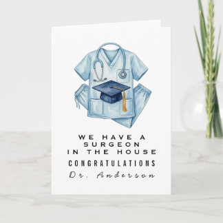 Aangepaste felicitaties voor dokter, verpleegster kaart
