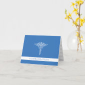 Aangepaste felicitaties voor medische professional kaart (Gele Bloem)