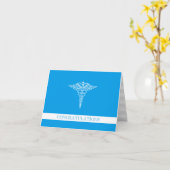 Aangepaste felicitaties voor medische professional kaart (Gele Bloem)