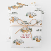 Aangepaste Fennec Fox Gift Wrapping Paper (In situ)