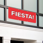Aangepaste Fiesta! Banner (Buitenkant Gebouw)