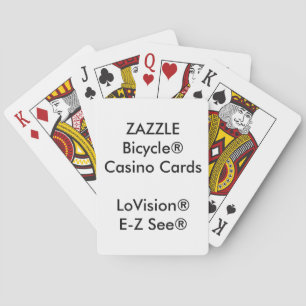 Aangepaste fiets® casino-speelkaarten LoVision® Speelkaarten
