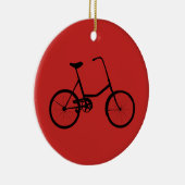 Aangepaste fiets keramisch ornament (Rechts)