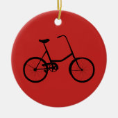 Aangepaste fiets keramisch ornament (Voorkant)