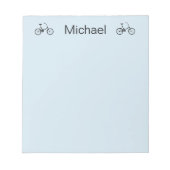 Aangepaste fiets notitieblok (Voorkant)