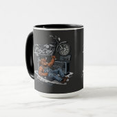 Aangepaste Fiets Winkel Stier Mechanisch Professio Mok (Voorkant links)