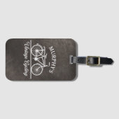 Aangepaste  fietscyclus bagagelabel (Voorkant (horizontaal))