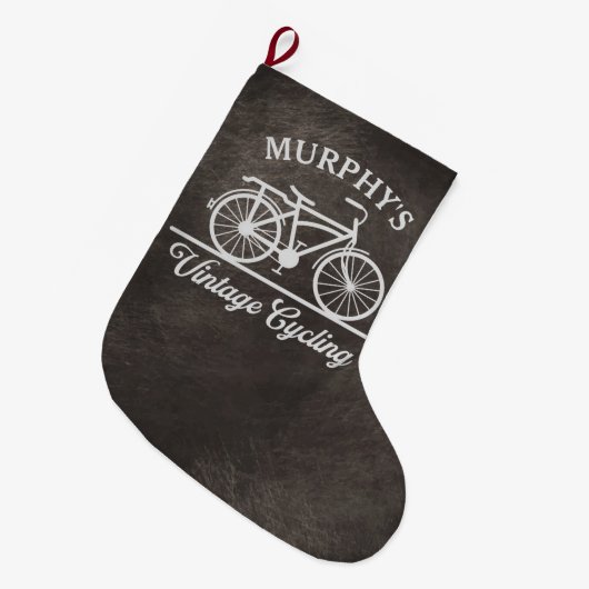 Aangepaste  fietscyclus grote kerstsok (Voorkant (Hangend))