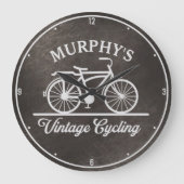 Aangepaste  fietscyclus grote klok (Voorkant)