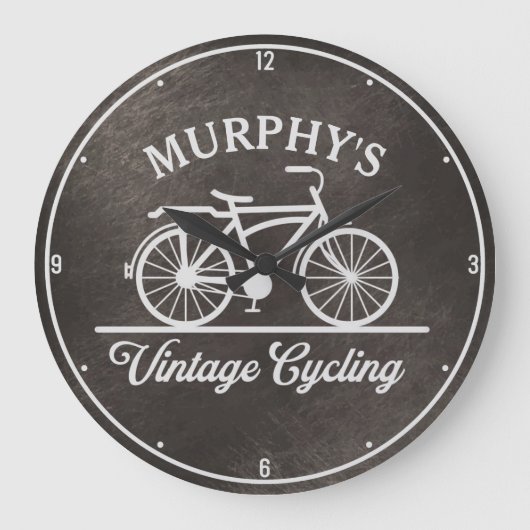 Aangepaste fietscyclus grote klok (Voorkant)