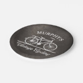 Aangepaste  fietscyclus papieren bordje (Gekanteld)