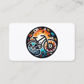 Aangepaste Fietsen Fietsen Fietsen Sport Fitness Visitekaartje (Achterkant)