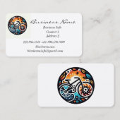 Aangepaste Fietsen Fietsen Fietsen Sport Fitness Visitekaartje (Voorkant / Achterkant)