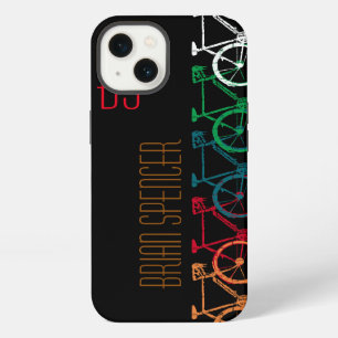 aangepaste fietsen in verschillende kleuren iPhone 13 hoesje
