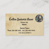 Aangepaste Fietser Fietsfiets Logo Visitekaartje (Voorkant)