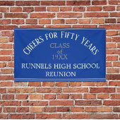 Aangepaste FIFTY YEAR reunion banner