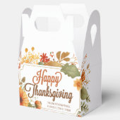 Aangepaste fijne Thanksgiving-bladeren Bedrijfsfee Bedankdoosjes (Geopend)