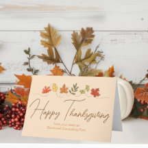 Aangepaste fijne Thanksgiving-bladeren moderne bed