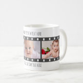 Aangepaste Film Strip Foto Mok met Tekst (Voorkant rechts)