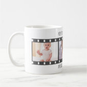 Aangepaste Film Strip Foto Mok met Tekst (Links)