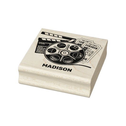 Aangepaste filmnaam rubberstempel (Stempel)