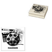 Aangepaste filmnaam rubberstempel (Gestempeld)