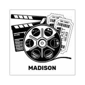 Aangepaste filmnaam rubberstempel (Afrduk)