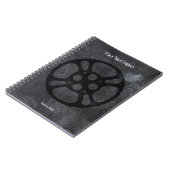 Aangepaste filmspoel / Movie Reel-laptop Notitieboek (Linkerzijde)