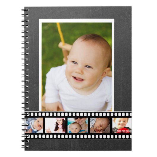 Aangepaste filmtape  notitieboek (Voorkant)