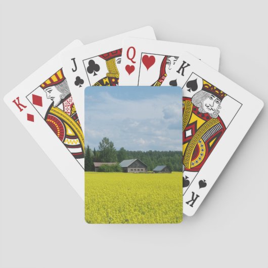 Aangepaste Finse landenkaarten Speelkaarten (Achterkant)