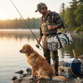 Aangepaste Fish Tackle Fisherman Duffle Bag Plunjezak