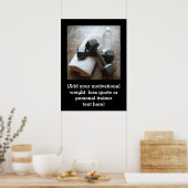 Aangepaste fitnessquote Persoonlijke trainer Gym Poster (Keuken)