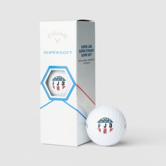 Aangepaste FJB Callaway Supersonft Golfballen (Verpakking)