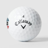 Aangepaste FJB Callaway Supersonft Golfballen (Logo)