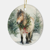 Aangepaste Fjord Paard Kerst Ornament Gift (Links)
