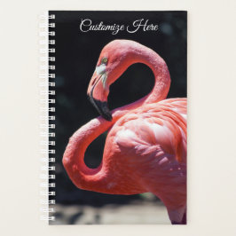 Aangepaste Flamingo Weekly/Maandelijkse Planner