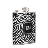 Aangepaste Flask Zebra Print Heupfles (Rechts)