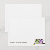 Aangepaste flat in eigendom - Bedankt voor je opme Kaart (Voorkant / Achterkant)