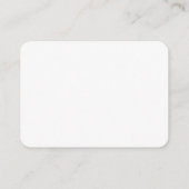 Aangepaste Flat Mighty Round Afspraakkaart Afsprakenkaartje (Achterkant)