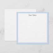 Aangepaste Flat Note Kaart-linnen Notitiekaartje (Voorkant / Achterkant)