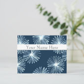 Aangepaste flat Note-kaarten - Japanse penseel Kaart (Staand voorkant)