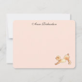 Aangepaste flatpanel instellen - Opmerkingen Bedankkaart (Voorkant)