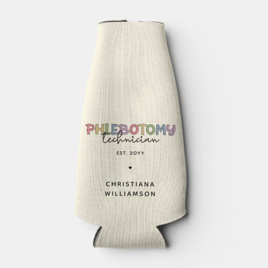 Aangepaste flebotomie-technicus PBT Phlebotomie-te Flesjeskoeler (Voorkant)