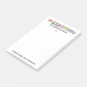 Aangepaste flebotomie-technicus PBT Phlebotomie-te Post-it® Notes (Schuin)