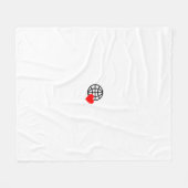 Aangepaste fleece dekens | Foto, Logo en naam (Voorkant (Horizontaal))